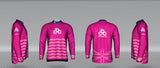 2020 Cycling BC Pink Jersey - YOUTH Ridgeline Long Sleeve Cycling jerseys Cycling BC
