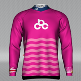 Cycling BC Pink Jersey - YOUTH Long Sleeve