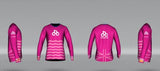 2020 Cycling BC Pink Jersey - Flow Long Sleeve Cycling jerseys Cycling BC 