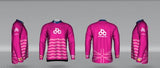 2020 Cycling BC Pink Jersey - YOUTH Ridgeline Long Sleeve Cycling jerseys Cycling BC 