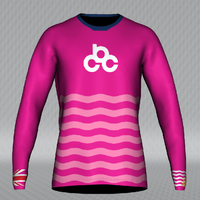 2020 Cycling BC Pink Jersey - Adult Flow Long Sleeve